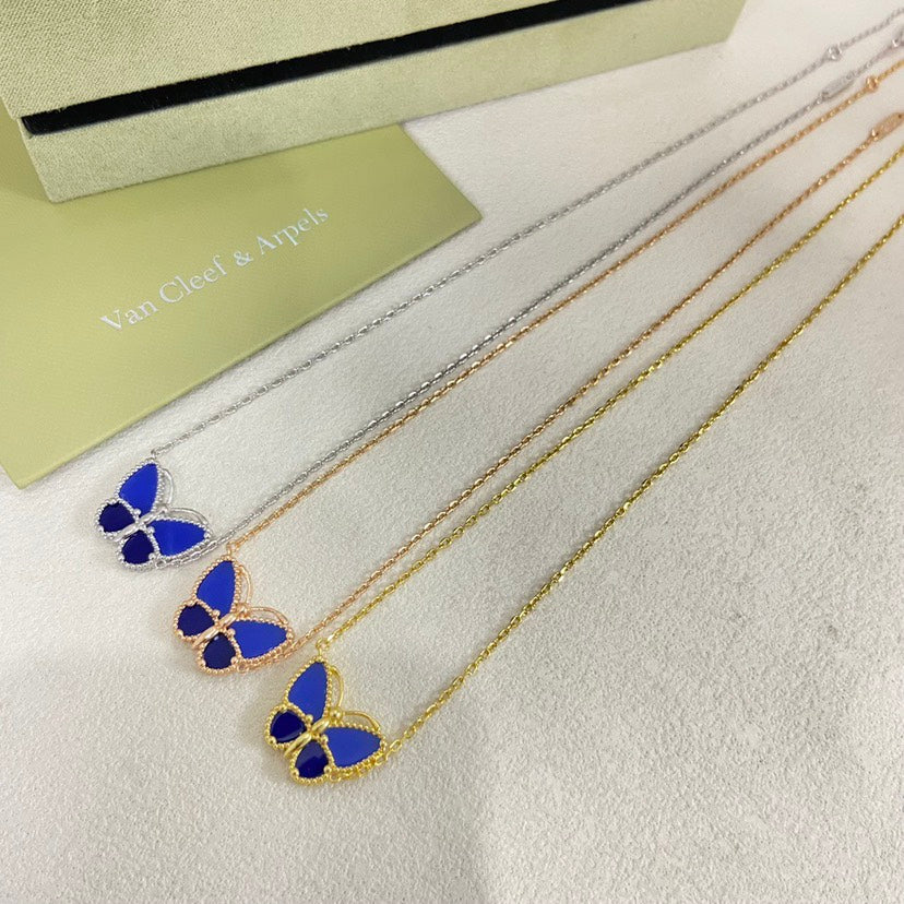 [moco jewelrys JURI] 2026 NEW LUCKY BUTTERFLY 1 MOTIFS NECKLACE