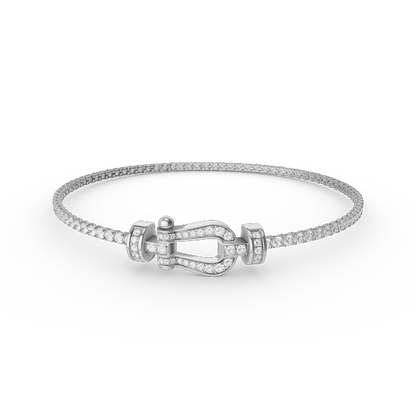 [moco jewelrys] FORCE HORSESHOE DIAMANT-TENNISARMBAND
