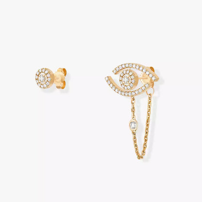 [moco jewelrys]Lucky Eye Diamond Earrings