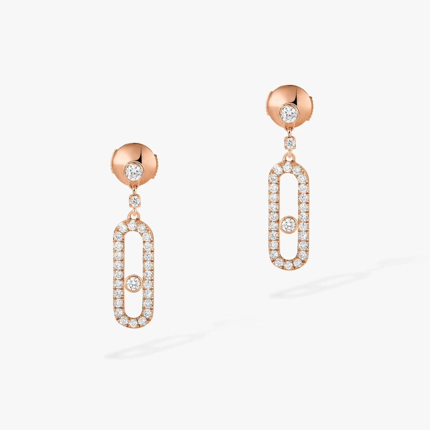 [moco jewelrys]DORMEUSES MOVE UNO DIAMOND EARRINGS