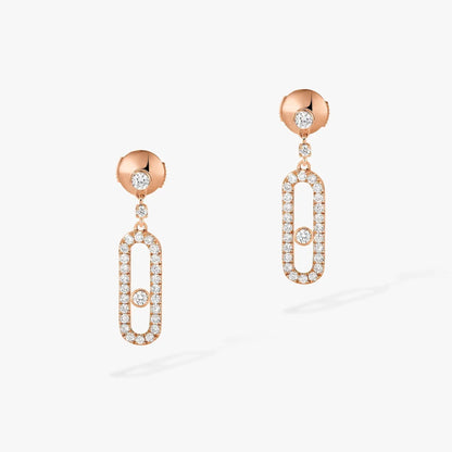 [moco jewelrys]DORMEUSES MOVE UNO DIAMOND EARRINGS