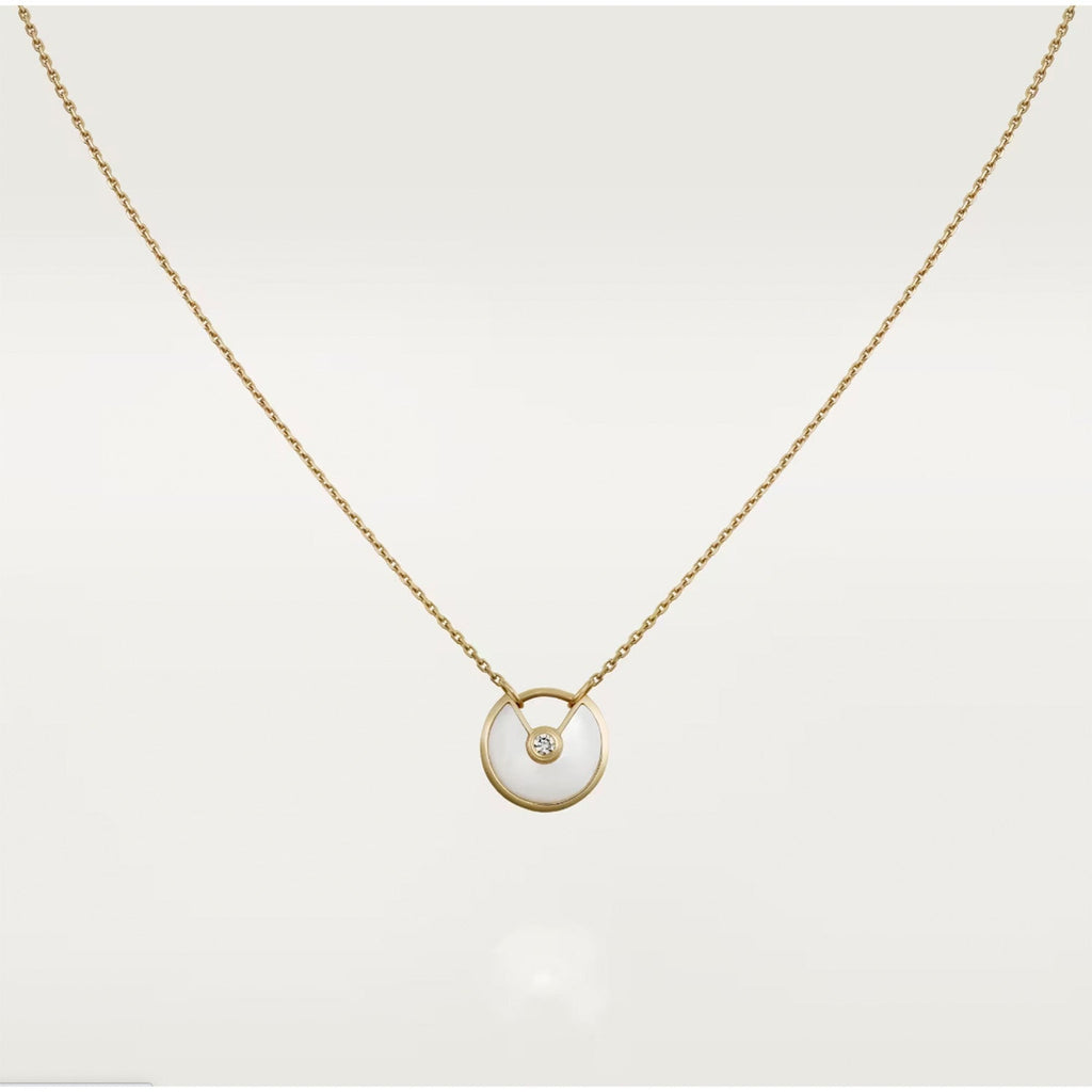??Loco?¡¥AMULETTE ROSE GOLD MOP NECKLACE