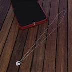 ??Loco?¡¥AMULETTE SILVER FULL DIAMOND NECKLACE