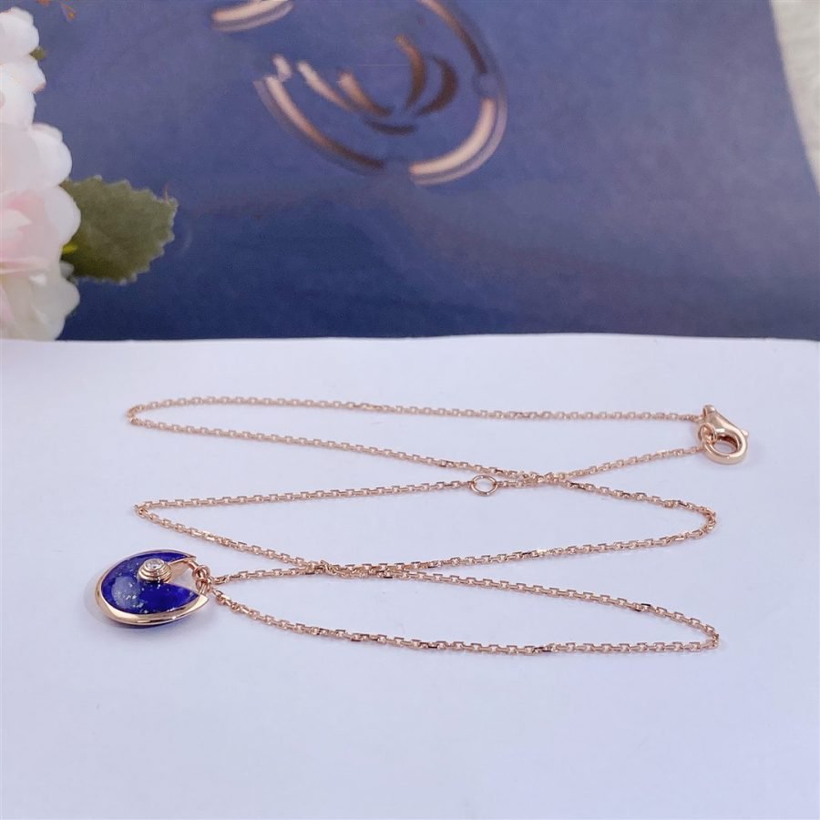 ??Loco?¡¥AMULETTE ROSE GOLD AGATE NECKLACE