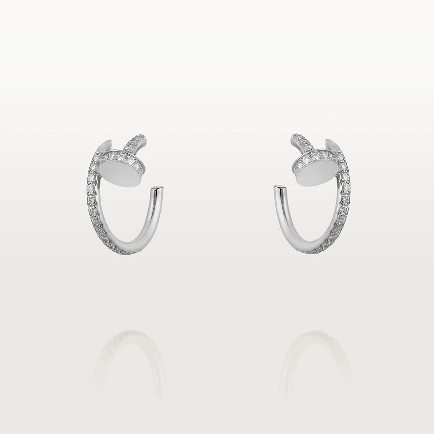 ??Loco?¡¥JUSTE EARRINGS 12.75MM SILVER DIAMOND