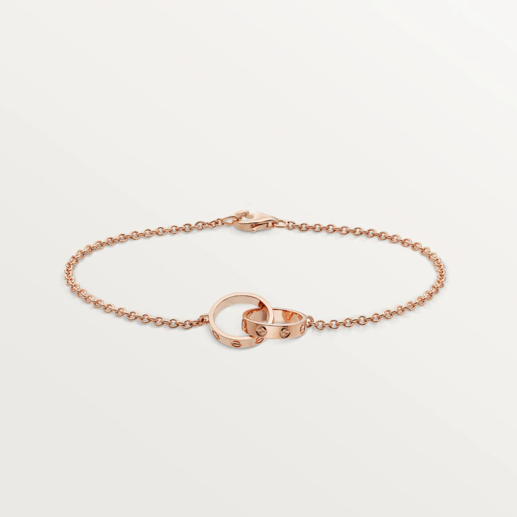 [moco jewelrys]Liebesarmband mit Doppelring