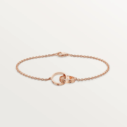 [moco jewelrys]Liebesarmband mit Doppelring
