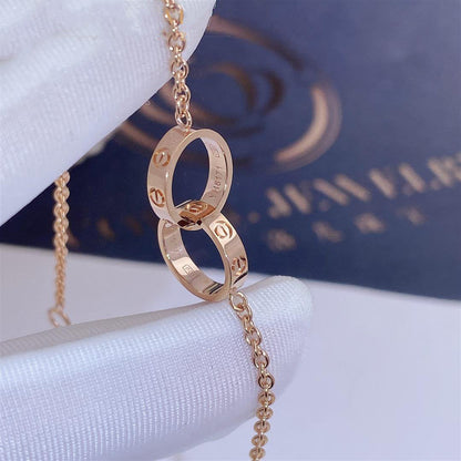 [moco jewelrys]Liebesarmband mit Doppelring