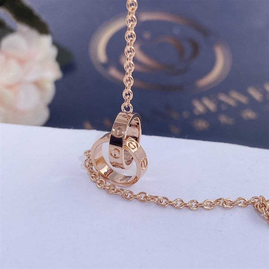 [moco jewelrys]Liebesarmband mit Doppelring