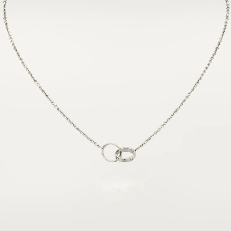 ??Loco?¡¥LOVE NECKLACE PINK GOLD AND SILVER