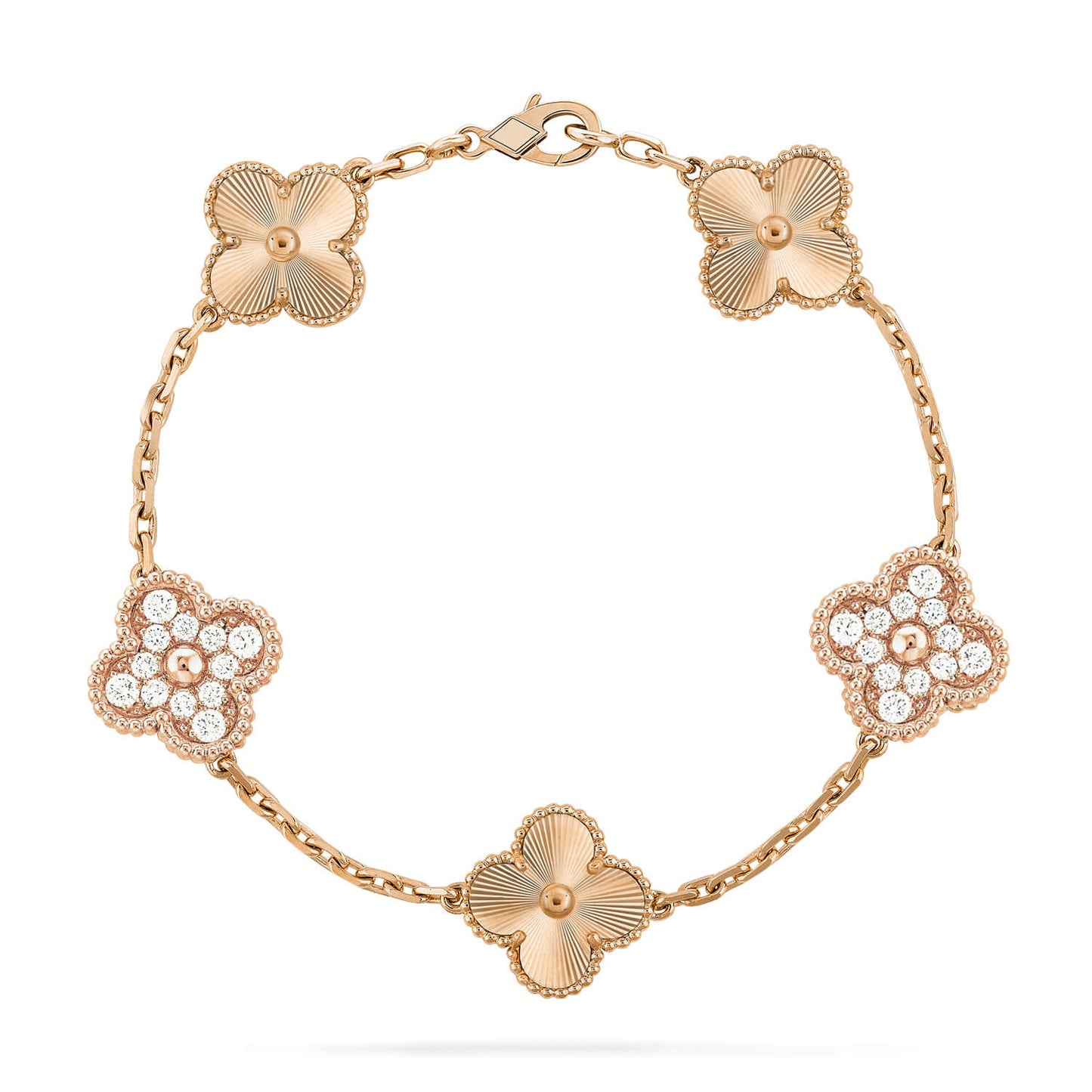 [Moco jewelrys] CLOVER 5 MOTIF LASER BRACELET COLLECTION