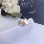 ??Loco?¡¥BEE LOVE PINK GOLD DIAMOND EARRINGS