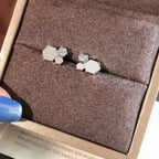 ??Loco?¡¥BEE LOVE SILVER DIAMOND EARRINGS