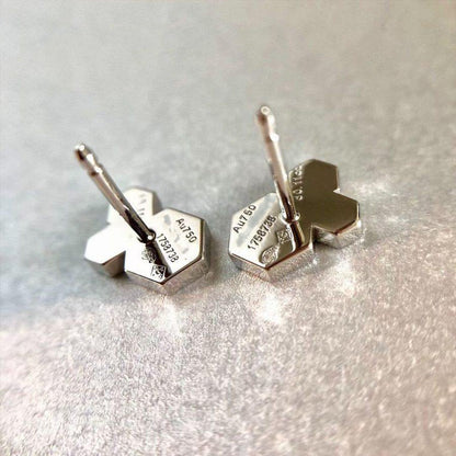 [moco jewellerys]ビーラブ シルバー ダイヤモンド イヤリング