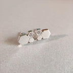 ??Loco?¡¥BEE LOVE SILVER DIAMOND EARRINGS