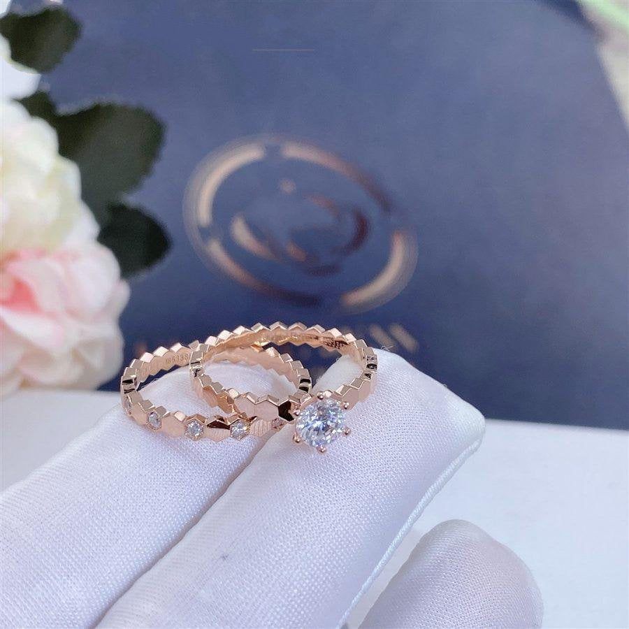 ??Loco?¡¥BEE LOVE RING PINK GOLD 1 DIAMOND