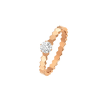 ??Loco?¡¥BEE LOVE RING PINK GOLD 1 DIAMOND