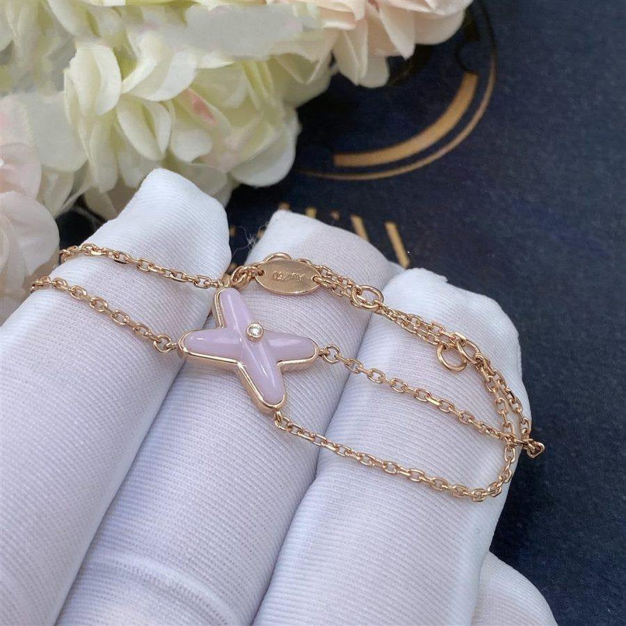 ??Loco?¡¥JEUX BRACELET PINK MOP PINK GOLD 1 DIAMOND