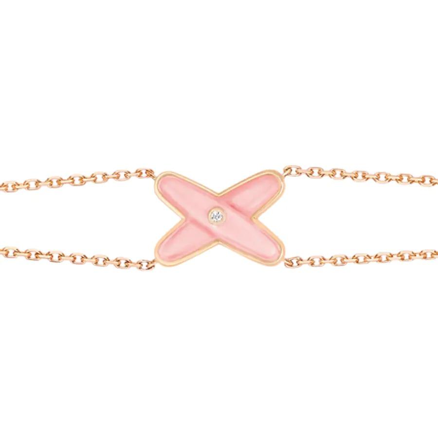 [moco jewelrys]JEUX BRACELET PINK MOP PINK GOLD 1 DIAMOND