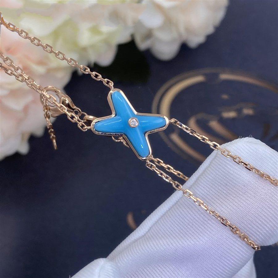 ??Loco?¡¥JEUX BRACELET TURQUOISE PINK GOLD 1 DIAMOND