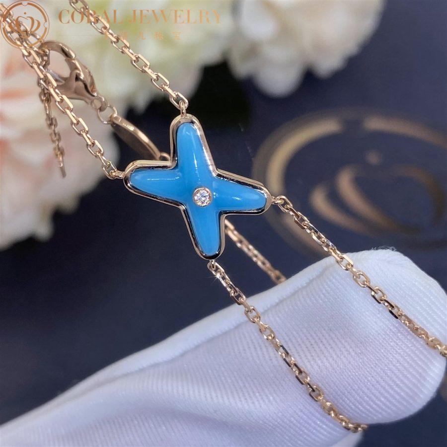 ??Loco?¡¥JEUX BRACELET TURQUOISE PINK GOLD 1 DIAMOND