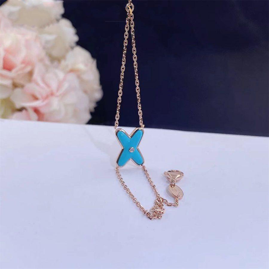 ??Loco?¡¥JEUX BRACELET TURQUOISE PINK GOLD 1 DIAMOND