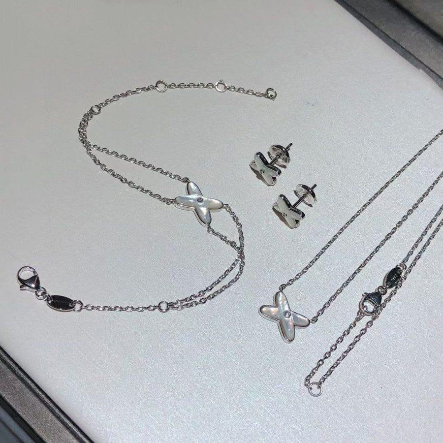 ??Loco?¡¥JEUX BRACELET WHITE MOP SILVER 1 DIAMOND
