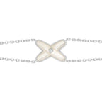 ??Loco?¡¥JEUX BRACELET WHITE MOP SILVER 1 DIAMOND