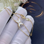 ??Loco?¡¥JEUX BRACELET WHITE MOP GOLD 1 DIAMOND