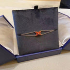 ??Loco?¡¥JEUX BRACELET CARNELIAN PINK GOLD 1 DIAMOND