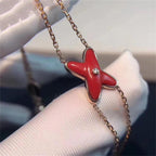 ??Loco?¡¥JEUX BRACELET CARNELIAN PINK GOLD 1 DIAMOND