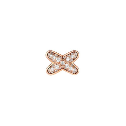 [moco jewellerys]ピンクゴールド ダイヤモンド イヤリング