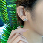 ??Loco?¡¥JEUX DE SILVER DIAMOND EARRINGS