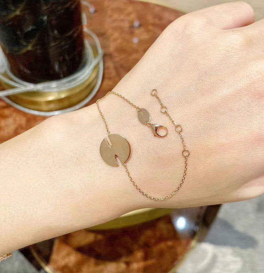 [moco jewelrys]JEUX DE BRACELET MOP PINK GOLD DIAMONDS