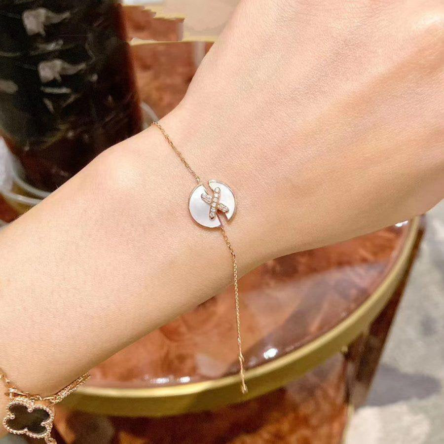 ??Loco?¡¥JEUX DE BRACELET MOP PINK GOLD DIAMONDS