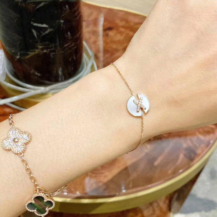 ??Loco?¡¥JEUX DE BRACELET MOP PINK GOLD DIAMONDS