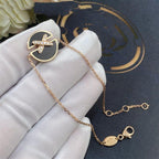 ??Loco?¡¥JEUX DE BRACELET ONYX PINK GOLD DIAMOND