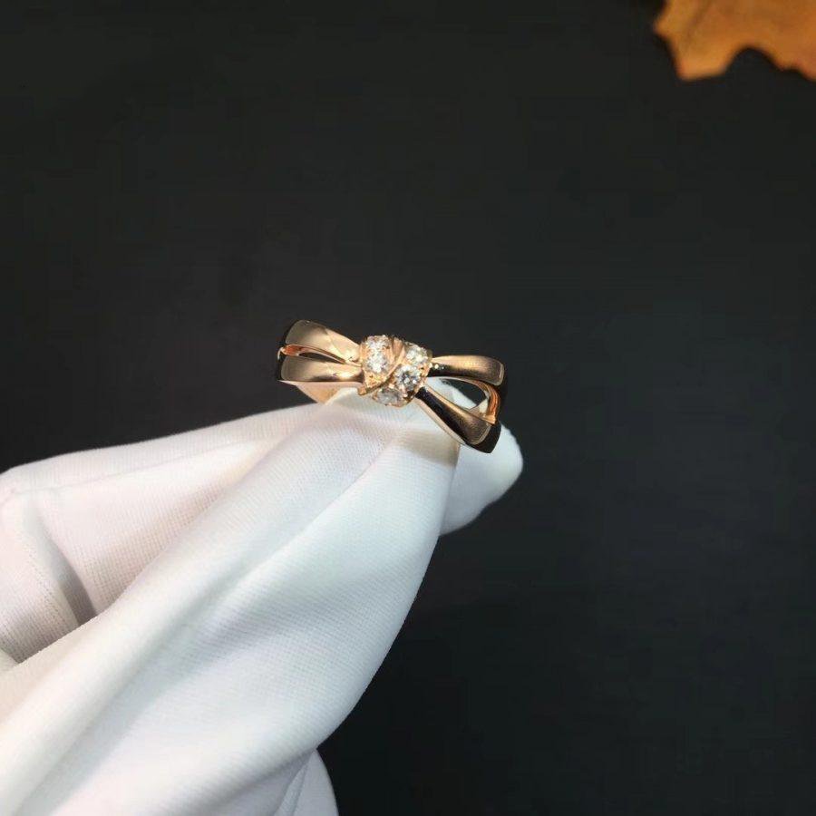 ??Loco?¡¥LIENS RING PINK GOLD DIAMOND