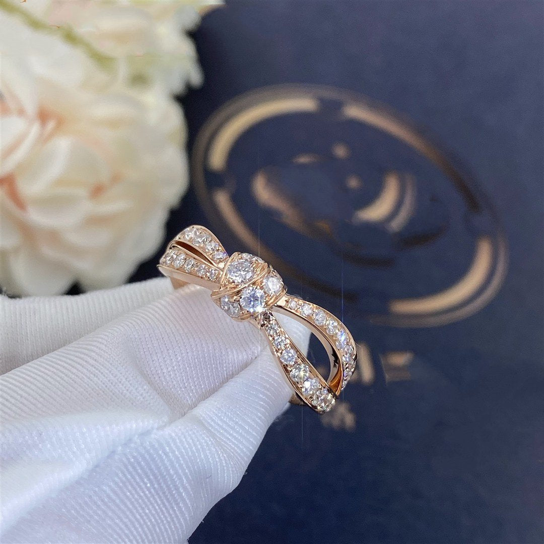 ??Loco?¡¥LIENS PINK GOLD DIAMOND RING