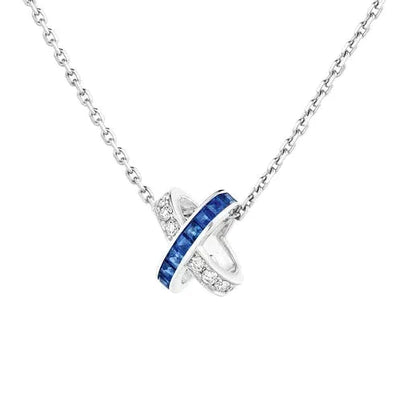 [moco jewelrys]LIENS DIAMANT-SILBERKETTE
