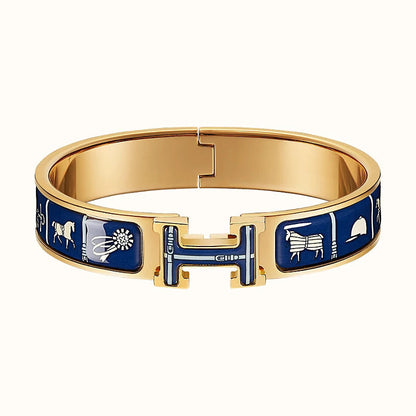 [moco jewelrys]H COUVERTURES DUNKELBLAUES ARMBAND