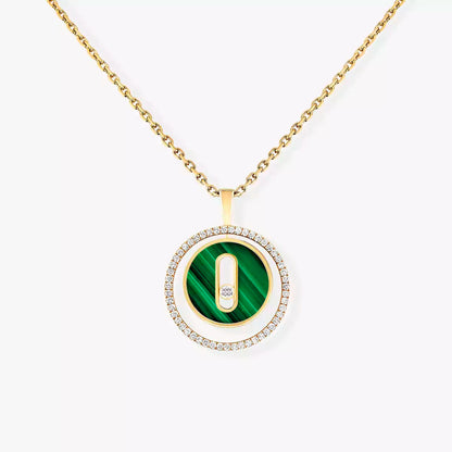 [moco jewelrys]Lucky Move Diamond Necklace in Rose Gold and White Mother-of-Pearl