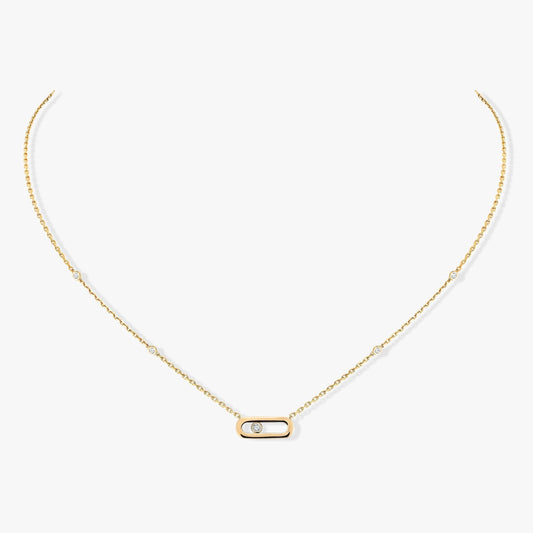 [moco jewelrys]MOVE UNO DIAMOND NECKLACE