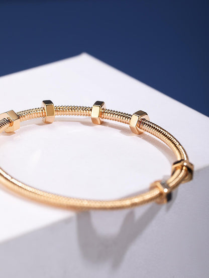 [Moco jewelrys]CT THREADED BRACELET