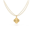 ??Loco?¡¥CLOVER 25MM PEDANT NECKLACE GOLD