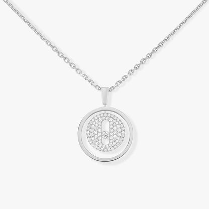 [moco jewelrys]LUCKY MOVER PM PAVED NECKLACE
