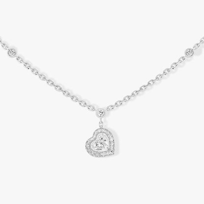 [moco jewelrys]JOY HEART DIAMOND NECKLACE