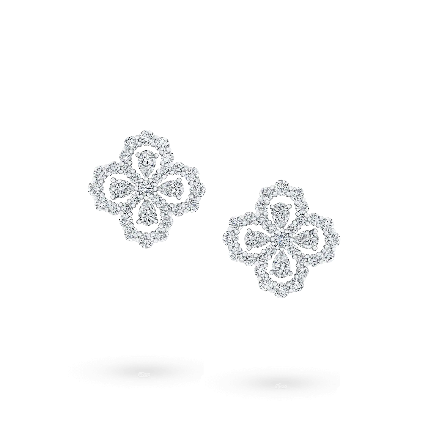 ??Loco?¡¥LOOP EARRINGS FULL MOTIF DIAMOND 16MM