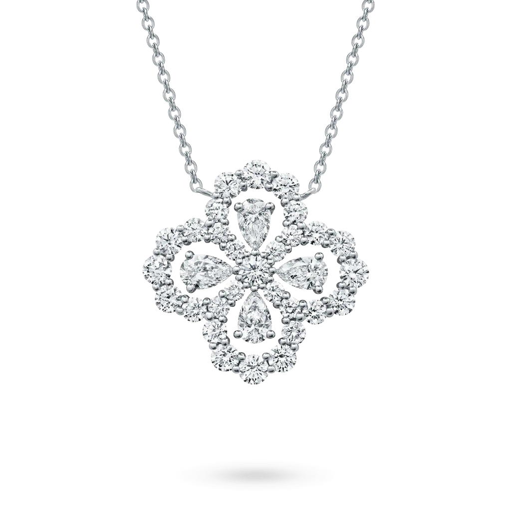 ??Loco?¡¥LOOP NECKLACE FULL MOTIF DIAMOND 16MM MULTIPLE COLORS