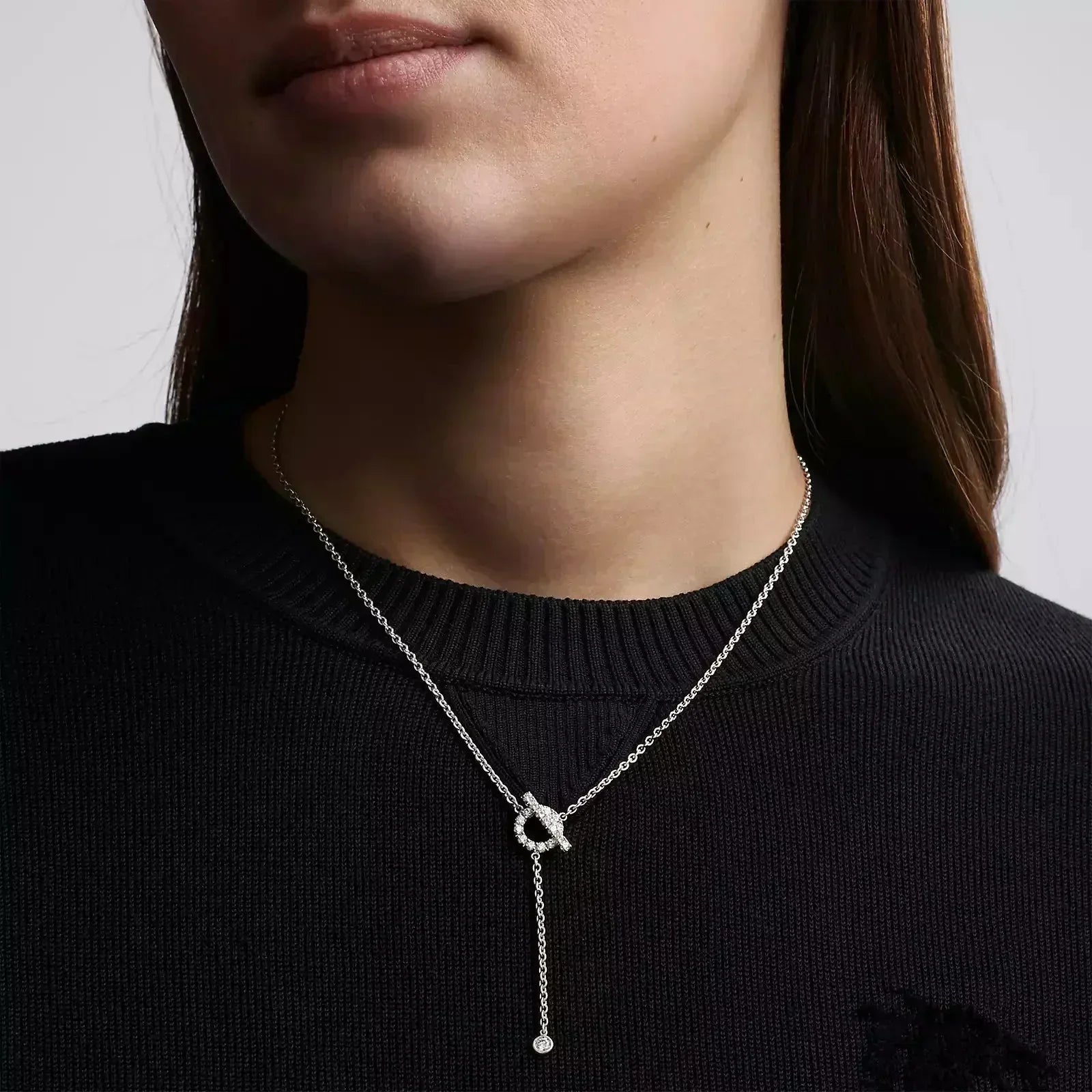 ??Loco?¡¥FINESSE SILVER DIAMOND NECKLACE